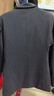罗蒙（ROMON）西服男士春秋季毛呢西装男商务休闲上衣服外套男装 灰色加棉 L 实拍图