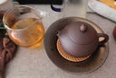 束氏宜兴正宗紫砂壶原矿朱泥手工茶壶泡茶壶功夫茶具朱泥龙蛋壶180ML 实拍图