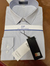 杉杉【DP免烫】长袖衬衫男纯棉条纹春秋商务正装全棉 红格 41 实拍图