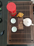 唐丰 柯木功夫茶具茶盘原木实木茶盘 茶托盘茶台茶海接水管排水式 荷香幽梦55*33cm   实拍图