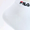 FILA 斐乐官方男袜低腰袜子套装秋季新款运动休闲短袜子三双装 标准白/传奇蓝/传奇蓝- 3双 XS 实拍图