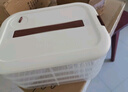 京东物流 饺子盒家用食品级冰箱收纳盒馄饨盒保鲜冷冻加热专用 白色4层 实拍图