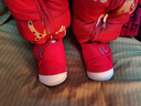 卡特兔宝宝学步鞋婴儿棉鞋秋冬童鞋加绒软底机能鞋男女宝室内二棉鞋子 红色-加绒 17 内长11.0cm 脚长10.0-10.5 实拍图