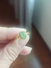 凤禧珠宝天然和田玉戒指银镶无黑碧玉戒指女士款活口戒送妈妈生日礼物 实拍图