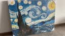yihuiarts梵高星空油画手绘装饰画客厅高级感名画临摹挂画印象派风景壁画 星月夜 竖高60*横长80cm 无框画-可直接悬挂 单幅-横版 实拍图