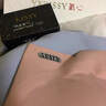 氧心（YANGXIN）果冻胶无尺码背心式睡眠文胸女士内衣女轻薄无痕无钢圈聚拢胸罩 丹宁蓝+果绿（吊带款） 均码 （A-C/90-140斤） 实拍图