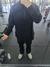 迪卡侬（DECATHLON）保暖户外抓绒衣外套男女运动宽松秋摇粒绒外套冲锋衣内胆 男款-半拉链-黑色 2XL 实拍图