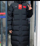 高梵王星越同款黑金鹅绒服机能4.0五格2024年新款男女同款短款羽绒服 高定骑士黑 S 实拍图