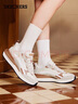 斯凯奇（Skechers）女鞋秋季休闲鞋复古德训鞋百搭运动鞋软底阿甘鞋板鞋155450 实拍图