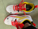 李宁（LI-NING）乒乓球鞋羽毛球鞋鹰眼2.0国家队比赛训练鞋 白/荧光果红 42  实拍图