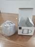 忆壶茶（YIHUTEA）玻璃公道杯带过滤网茶漏套装茶具配件茶海分茶器加厚功夫茶杯大号 锤纹公杯300ml+茶漏-黄 实拍图