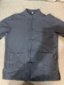 保弘思唐装男汉服衬衫中国风男装大码中式青年古装盘扣棉麻纯色居士服春 7019灰色 2XL【建议135-150斤】 实拍图