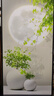 画测入户玄关装饰画现代简约绿植走廊过道壁画进门竖版挂画北欧小清新 T4894 40*80单副纹理画25mm铝合金黑框 实拍图