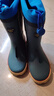 lemonkid儿童雨鞋男女童防滑水鞋小孩学生高筒雨靴 卡尔搞怪海盗鲨 30码 实拍图