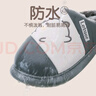 乐拖侧脸熊 棉拖鞋男秋冬季防水保暖厚底棉鞋情侣居家拖鞋 藏青36-37 实拍图