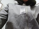 马登工装 美式复古B15飞行员夹克加厚翻毛领外套保暖棉服男春季 绿色 S 实拍图