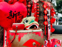 尚都比拉冬季复古菱格麻花毛衣女小个子圆领百搭新年红针织衫 红色 L  实拍图