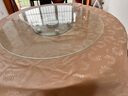 见奇 餐桌转盘家庭用钢化玻璃转盘家用饭桌转盘酒店转台旋转圆桌台面 【家用款】直径110cm 实拍图