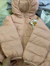 鸭鸭（YAYA）儿童轻薄羽绒服短款宝宝男女大小童保暖新款冬季童装外套D 粉色-YE3A803533T 150 实拍图
