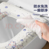马桶垫子四季通用家用eva防水硅胶泡沫马桶垫套高级感坐便器座垫 蓝色邦尼兔款 2件装 实拍图