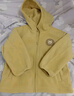 巴拉巴拉童装儿童羽绒服冬男童女童宝宝外套摇粒绒两件套时尚撞色 蛾黄31006 白鸭绒 110 cm 实拍图