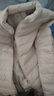雪中飞男女立领秋羽绒百搭轻薄鸭绒立领修身轻盈隐藏式口袋 燕麦色|7185-女 M 170/92A 实拍图