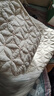菲梵阁沙发垫套装布艺全棉定制实木组合沙发罩套盖巾四季简约通用坐垫子 米白花间梢【正反面全棉】 90×180CM（单条装） 实拍图