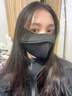 雪伦朵加大码防晒口罩男大脸专用防紫外线冰丝大号高颜值女2025新款软骨 大码冰丝护眼角【黑色1个装】 实拍图