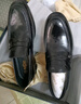 金利来（Goldlion）男鞋秋冬商务正装婚鞋皮鞋舒适乐福鞋G582330093AAA黑色44 实拍图