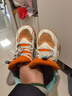 鸿星尔克（ERKE）童鞋儿童篮球鞋春季男中大童绑带缓震球鞋微晶白/蜜蜡橙38 实拍图