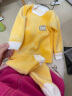 Radinka2024秋冬上新儿童保暖内衣套装宝宝加厚衣服男女童加绒家居服CEF 双面加绒-黄色 73cm 实拍图