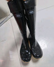 回力雨鞋男士冬季加绒保暖中高筒雨靴水鞋防水胶鞋套鞋827R黑高长绒44 实拍图