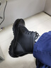 强人男靴3515工装皮鞋牛皮耐磨户外军迷靴 经典马丁靴 黑色 39码 实拍图