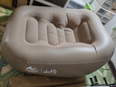 山约自动充气沙发家用卧室充气床垫露营小沙发懒人榻榻米单人躺椅 【温馨卡其】人类小窝沙发 实拍图