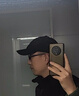 川玖田一大头帽男棒球帽男士春秋纯色全棉软顶鸭舌帽潮流水洗加大码棒球冒 黑色 2XL (大头围58-62CM) 实拍图