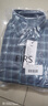 杉杉加绒衬衫男  中年纯棉格子衬衣男商务休闲 A1188-3加绒款 39  实拍图