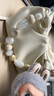 CHARLES&KEITH波光露珠手提单肩包水桶包包女包生日礼物CK2-10270879 Cream奶白色 S 实拍图