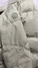 波司登（BOSIDENG）【反季】羽绒服女短款连帽加厚新国标90绒商场同款宽松休闲外套 荷田绿4704 S 160/84A 体重约110-130斤 实拍图