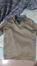 皮尔卡丹（pierre cardin）秋冬季加绒加厚假两件polo.衫高档中年商务翻领纯棉长袖T恤打底衫 2599-浅卡其 加绒 XL 175码 建议135-150斤 实拍图