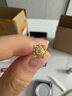 中国黄金（CHINA GOLD）古法足金999卷草纹繁花黄金手镯送女友老婆七夕节情人节礼物 金重约8g【京仓发货】 54# 实拍图