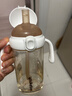 优可倍奶瓶PPSU翻盖学饮杯吸管奶瓶1-2-3岁以上大宝宝直饮杯喝水杯婴儿 300ml+送奶嘴+吸嘴+重力球（重力球款） 实拍图