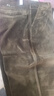朴祺春秋厚款男士灯芯绒休闲裤高腰宽松弹力中老年爸爸条绒裤休闲裤子 卡其色 【条绒裤】 33 码2尺6腰围 实拍图