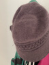 FitonTon毛线帽女冬中老年人围巾加绒保暖妈妈针织帽女防寒帽围巾两件套 实拍图