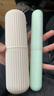 牙刷杯学生旅行盒便携式洗漱杯套装刷牙杯牙缸牙具盒刷牙漱口杯 【大号+小号】2个装 随机色 实拍图