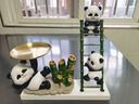 赟娅熊猫摆件工艺品玄关钥匙收纳新家居可爱装饰布置乔迁之喜搬家礼物 步步高升熊猫组合+托盘收纳+竹子 实拍图
