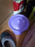呈爱痰盂加大加厚可坐人便盆女士尿壶成人尿桶带盖密封防臭夜壶坐便器 紫色大号(4.5L) 实拍图