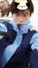 蔡司（ZEISS）近视眼镜片男款散光可配度数防蓝光辐射变色纯钛合金半框理工斯文 黑银色【YICHAO眼镜架】 配亿超1.67特薄防蓝光近视镜片 实拍图