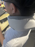 RELAXDUCK鸵鸟u形枕头颈枕护颈U型枕旅游坐车脖子靠枕睡觉飞机便携式旅行枕 围脖蜗牛旅行枕【浅灰】 实拍图