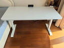 震旦（AURORA）落地智能电动升降桌子 办公桌 家用电脑桌A1白色1.4米 实拍图