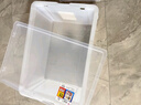 爱丽思（IRIS）书架落地书本收纳箱塑料收纳盒书箱书籍学生书籍衣物书箱儿童书架 爆【大号半透明】56升 无盖 实拍图